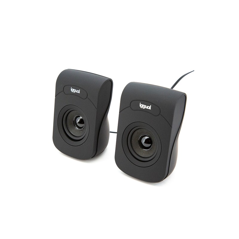 Iggual altavoces 2.0 6w mini-jack + usb