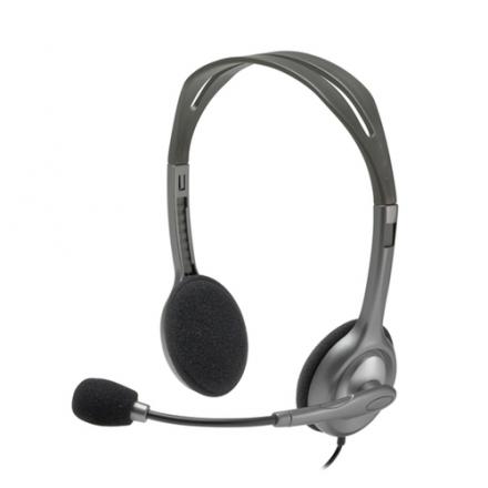 Logitech auricular+mic h111 negro