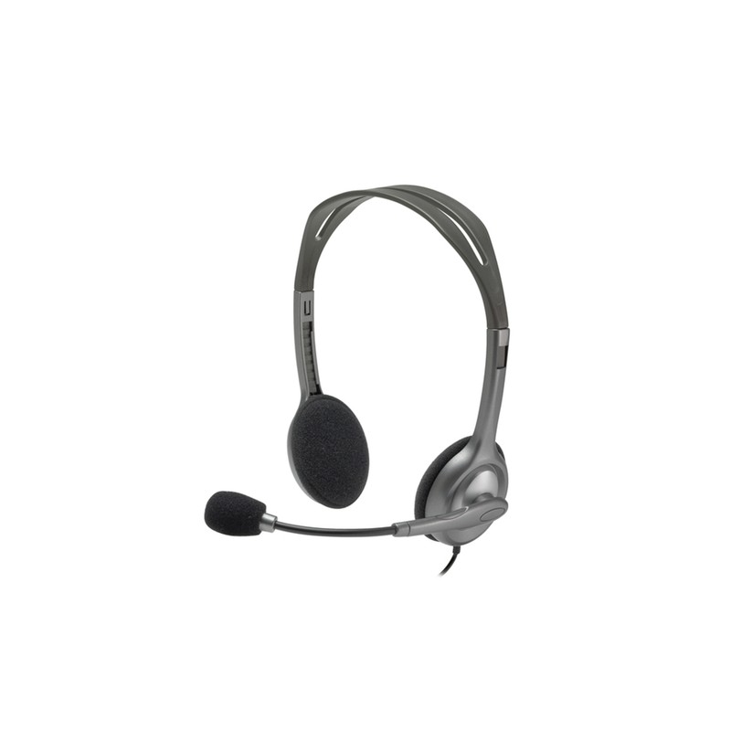 Logitech auricular+mic h111 negro