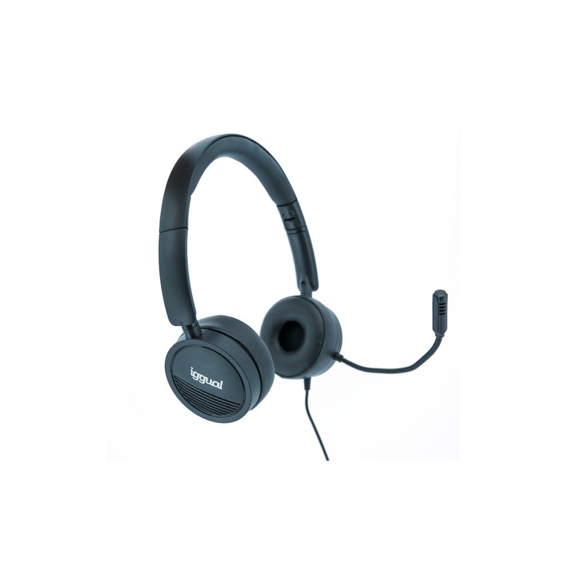 Iggual auriculares con micro dual tech usb/3,5 mm