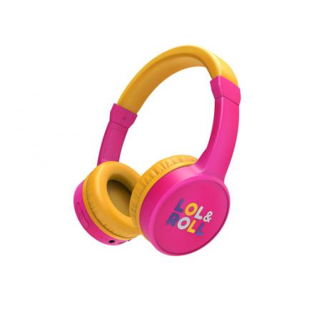 Energy lol&roll auriculares pop kids bt pink