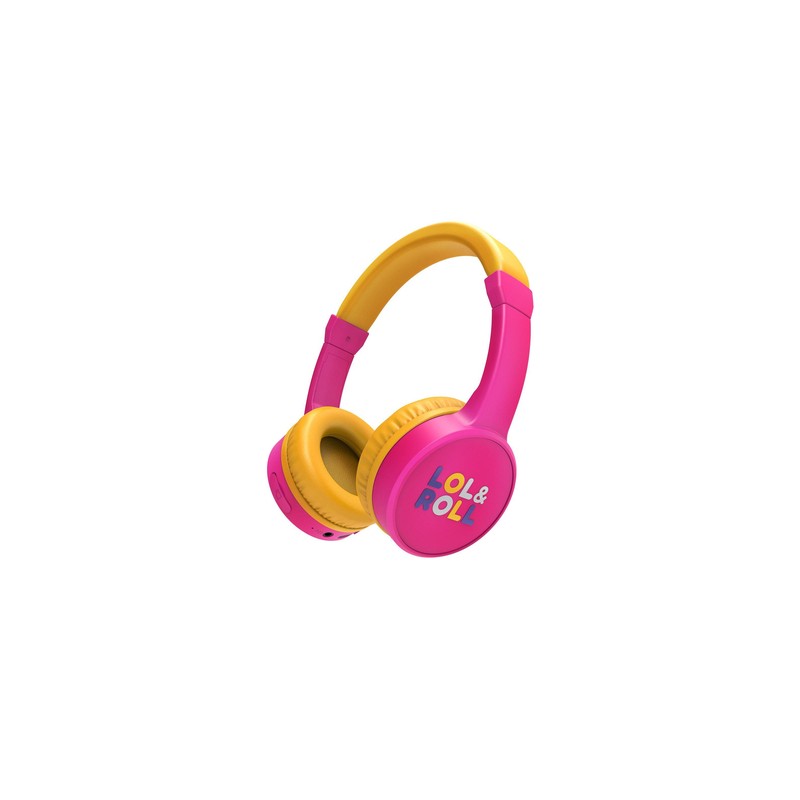 Energy lol&roll auriculares pop kids bt pink