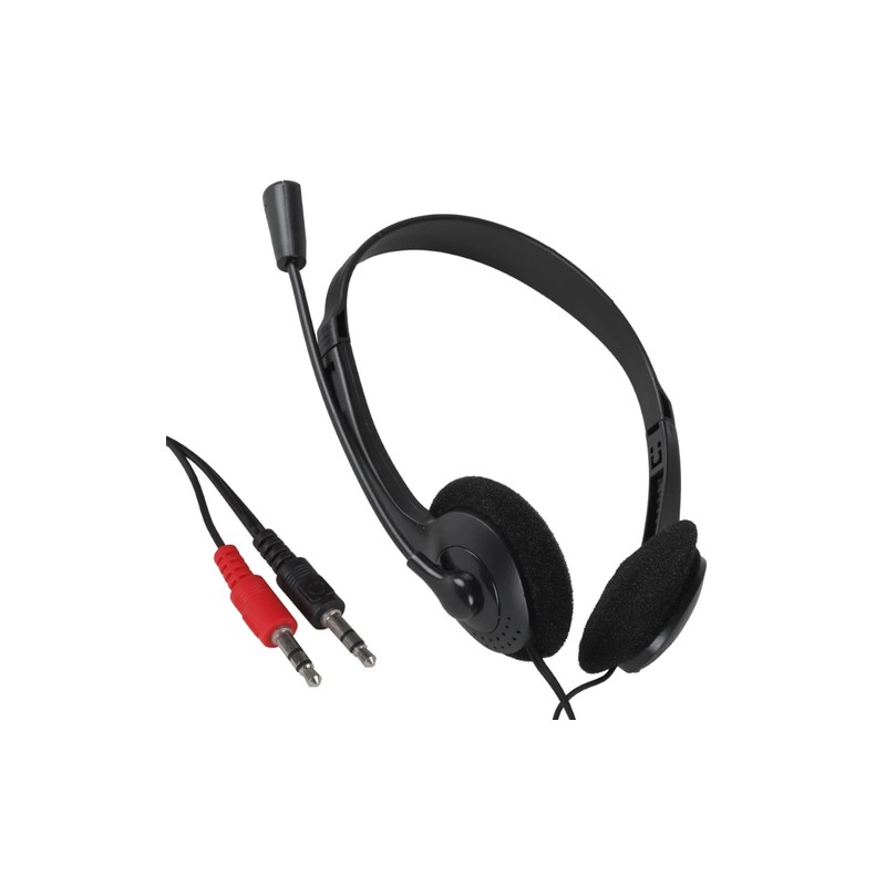 Iggual auriculares con micro 2 x 3.5 mm easy call