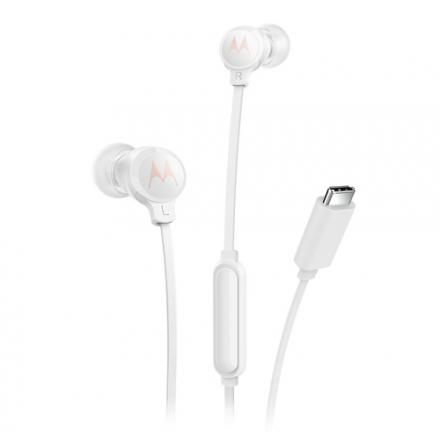 Motorola earbuds 3c-s white in-ear wired
