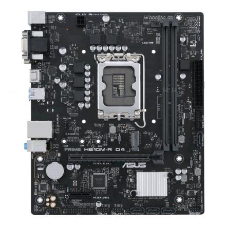 Pb Asus Prime H610m-r D4-si Bulk Skt Lga 1700 M-atx 4ddr4-3200mhz Hdmi Dvi Vga 1xpcie 4.0 1xpcie 3.0 3xm.2 Glan 2xusb3.2