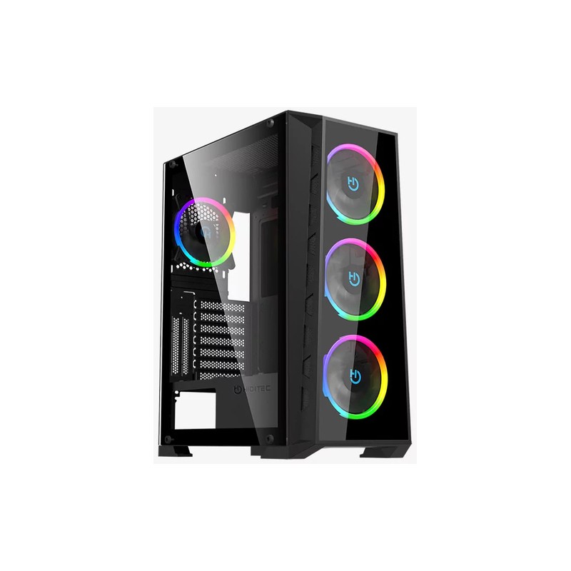 CHASIS ATX HIDITEC MH12 GLASS ARGB USB 3.1 TYPE-C