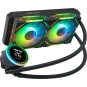 Sistema De Refrigeracion Liquida Approx Xwc-240 Pro Argb Intel Y Amd Ventilador 2x120mm Display Tempcolor Negro