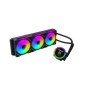 Sistema De Refrigeracion Liquida Approx Xwc-360 Pro Argb Intel Y Amd Ventilador 3x120mm Display Tempcolor Negro