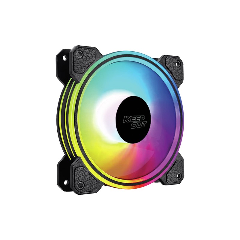 Ventilador Interno Approx Xfc-120dr Argb 120mm 4 Pin Pwm Color Negro