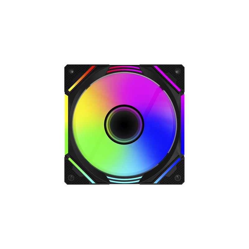 Ventilador Interno Approx Xfc-120m Argb 120mm 4 Pin Pwm Color Negro