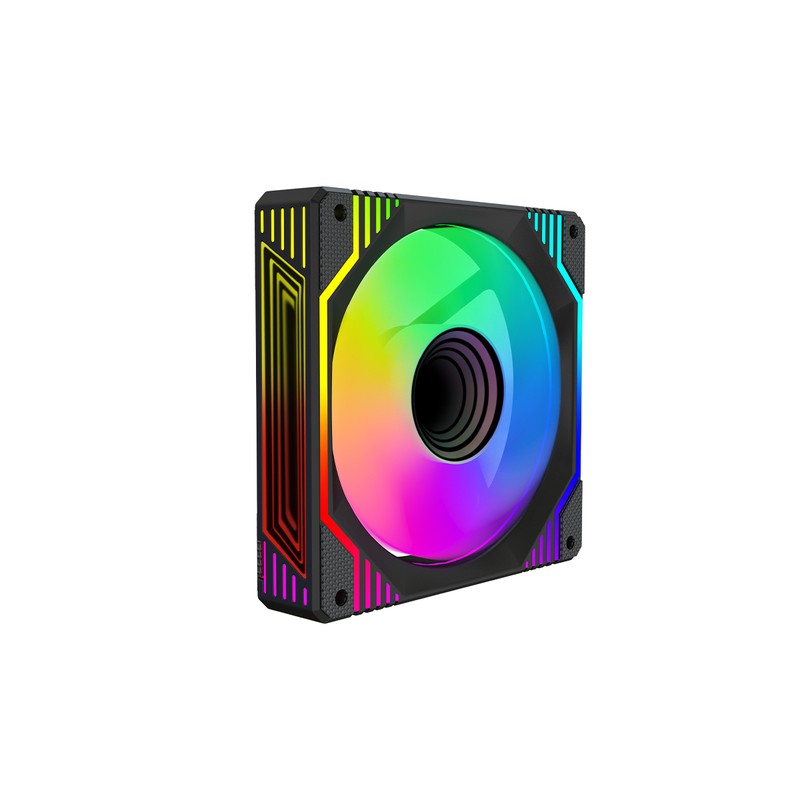 Ventilador Interno Approx Xfc-120drm Argb 120mm 4 Pin Pwm Color Negro