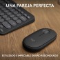 COMBO TECLADO RATON LOGITECH QWERTY INALAMBRICO GRAFITO