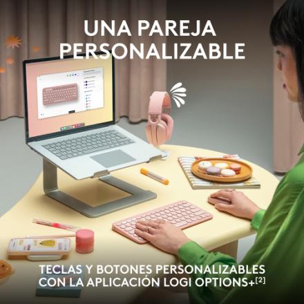 COMBO TECLADO RATON LOGITECH QWERTY INALAMBRICO GRAFITO