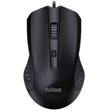 Nilox raton mousb1013 2400 dpi usb