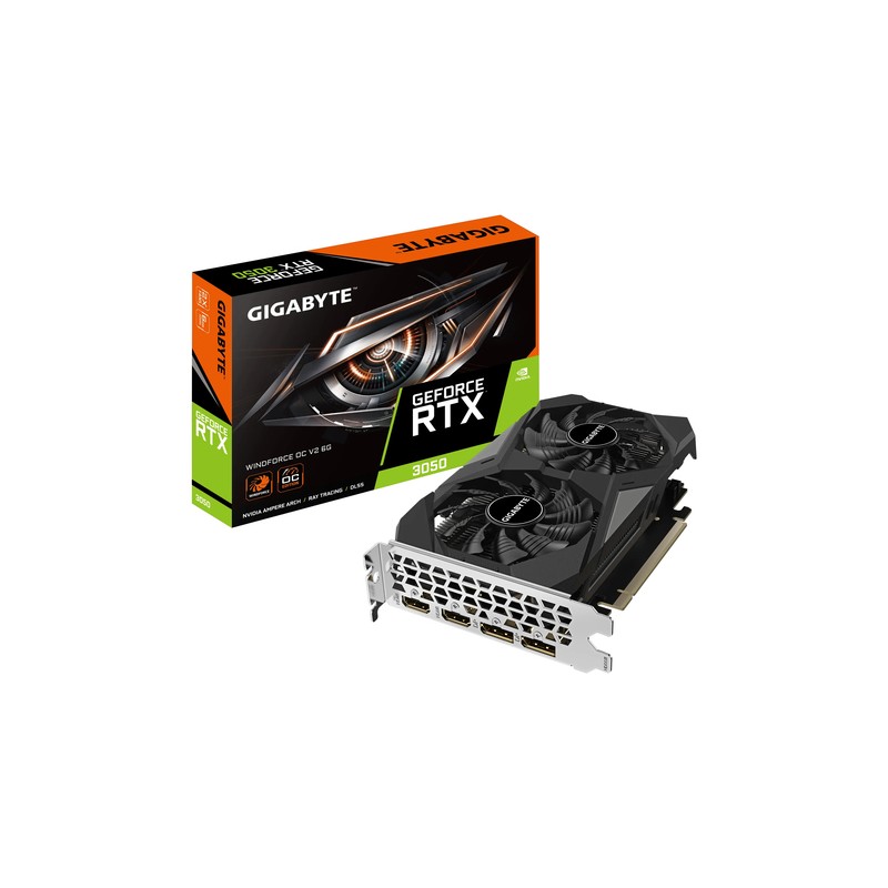 TARJETA GRAFICA GIGABYTE RTX 3050 WINDFORCE OC V2 6GB GDDR6 DLSS3