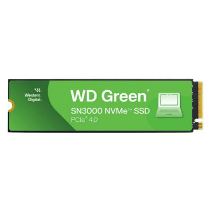 Wd green sn3000 ssd 1tb pcie gen4  nvme