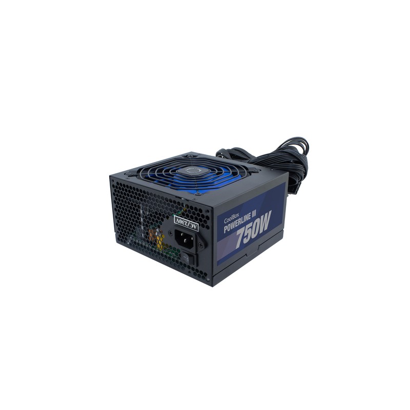 Coolbox fuente alim atx  powerline3 750w 85%efi