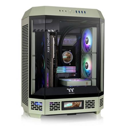 CAJA THERMALTAKE THE TOWER T600 ATX 2XUSB 3.0 SIN FUENTE VERDE MATCHA