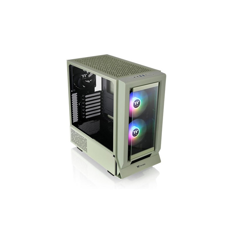 CAJA GAMING THERMALTAKE CERES 350 MX ATX 3XVENT 140 ARGB MATCHA SN FUENTEÂ