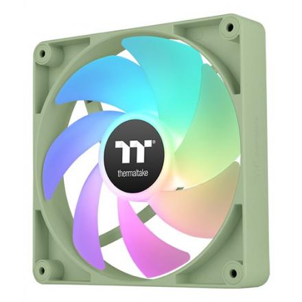 VENTILADOR CAJA THERMALTAKE CT120 ARGB 2XVENT VERDE MATCHA
