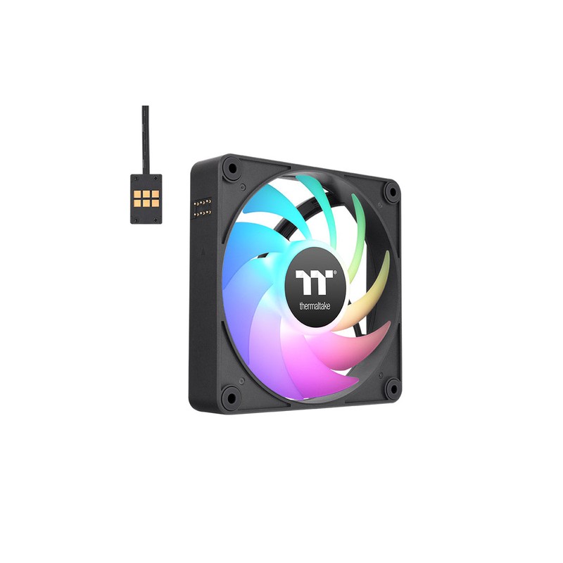 VENTILADOR MAGNETICO DE CAJA THERMALTAKE CT140 EX ARGB 3XVENT NEGRO