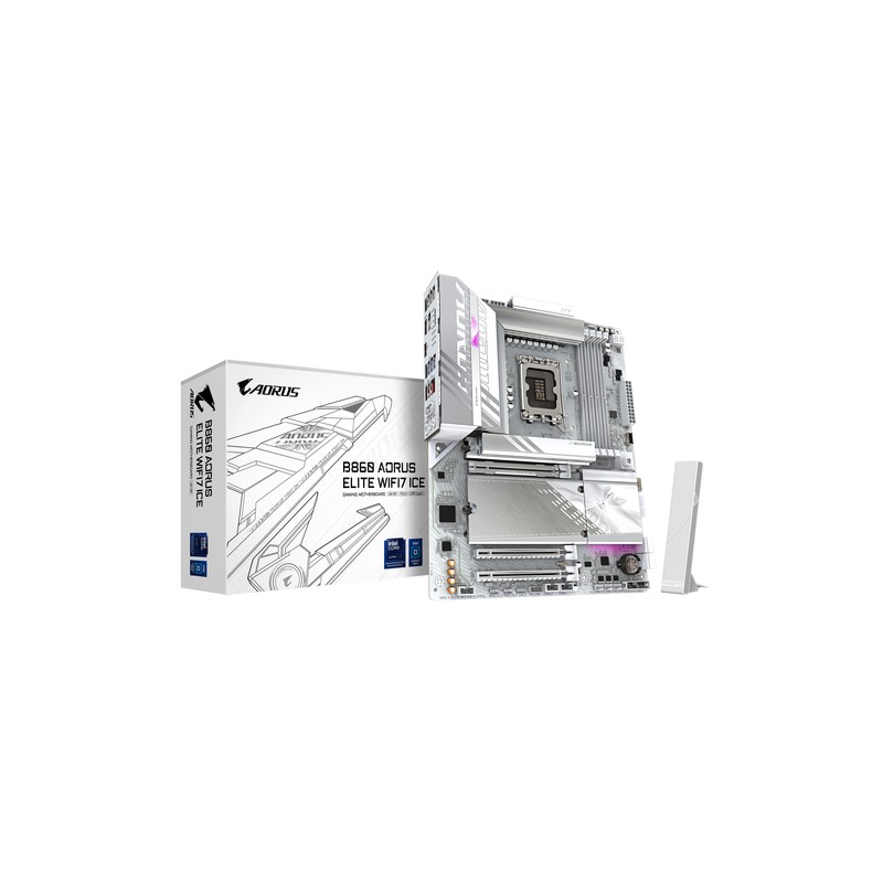 PLACA BASE GIGABYTE B860 A ELITE WF7 ICE 1.0