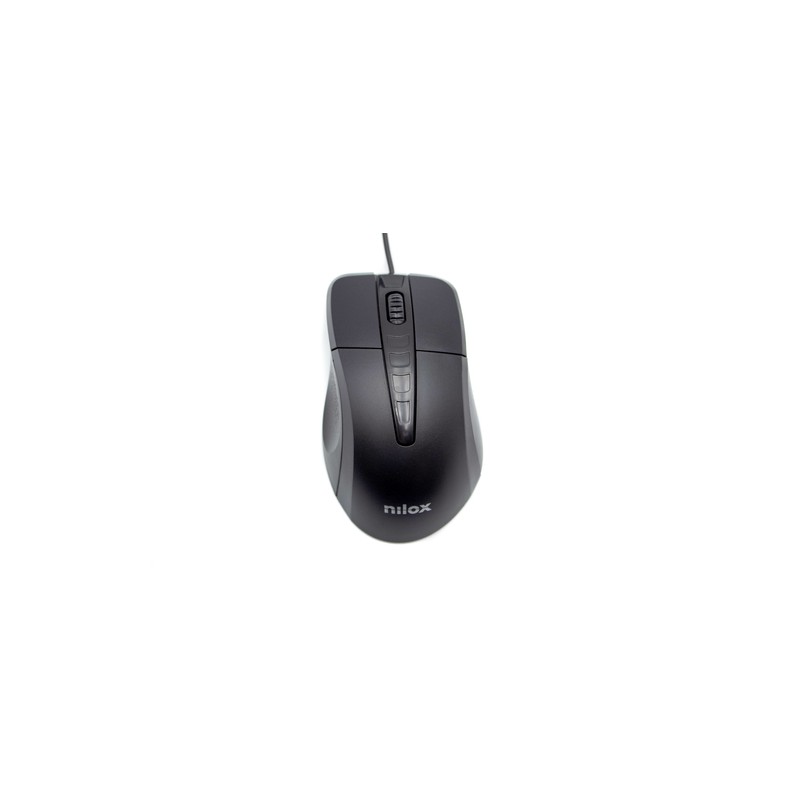 Nilox ratón óptico mousb1001 1000 dpi negro