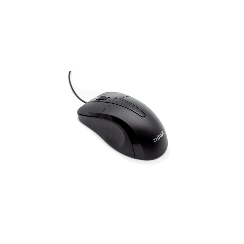 Nilox ratón óptico mousb1001 1000 dpi negro