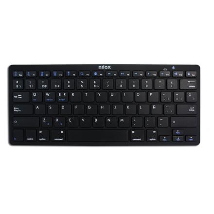 Nilox teclado nxkb01b bluetooh, negro
