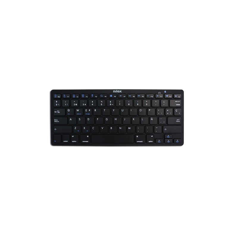 Nilox teclado nxkb01b bluetooh, negro