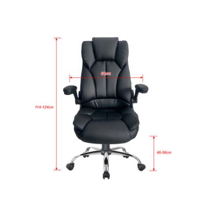 Silla De Oficina Ergonomica Equip Color Negro Recubrimiento Pu De Alta Calidad Diseño Ergonomico