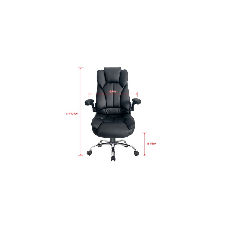 Silla De Oficina Ergonomica Equip Color Negro Recubrimiento Pu De Alta Calidad Diseño Ergonomico