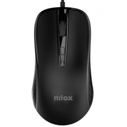 Nilox ratón mousb1014 2400 dpi usb