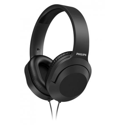 AURICULARES DIADEMA PHILIPS TAH2005 CABLE 2M NEGRO