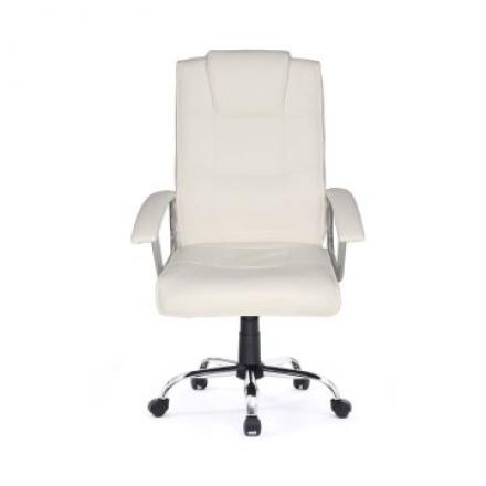 Silla De Oficina Equip Respaldo Alto Color Blanco Recubrimiento Pu De Alta Calidad Ergonomica