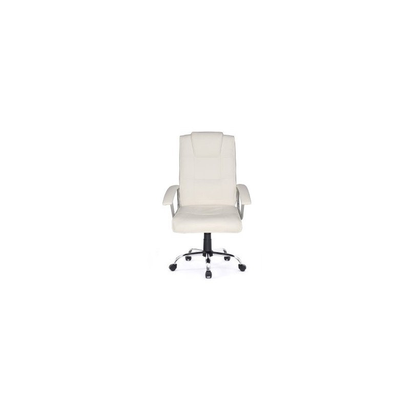 Silla De Oficina Equip Respaldo Alto Color Blanco Recubrimiento Pu De Alta Calidad Ergonomica