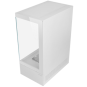 Caja Atx Semitorre Gaming Mars Gaming Mcxo Doble Cristal Templado Argb Gpu 328mm 1x3.5 3x2.5 Blanco