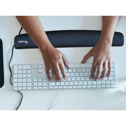 Reposamuñecas De Gel Para Teclado Equip Life Color Negro