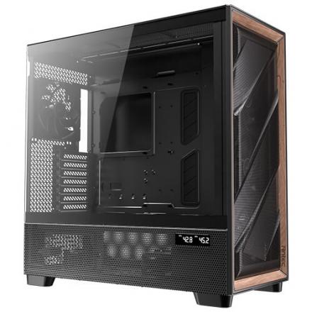 CAJA ANTEC FLUX PRO_EUV WOOD ATX 2XUSB3.0 SIN FUENTE NEGRO