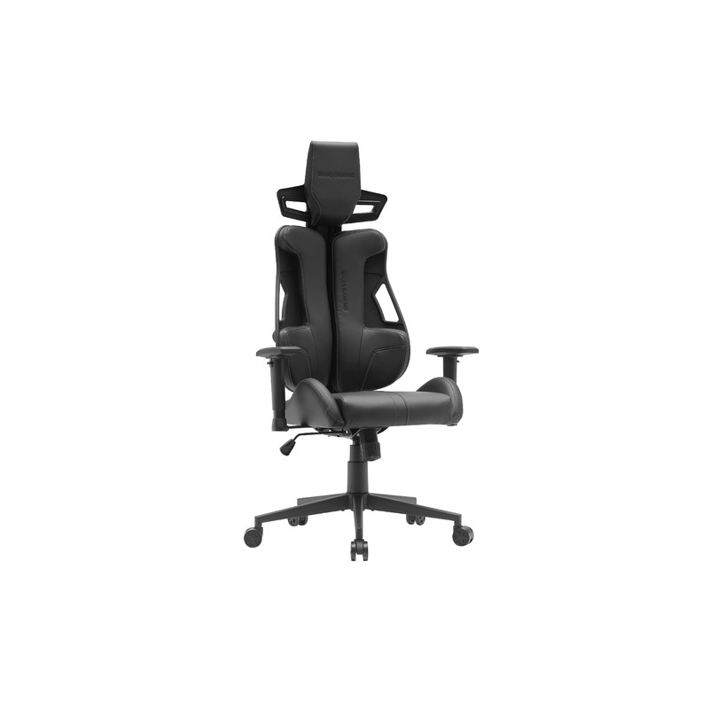 SILLA ERGONOMICA MARS GAMING MGCELITEBGR CUERO PU PISTON DE GAS CLASE 4 MAS 150Kg NEGRO COSTURAS GR