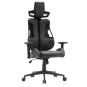 SILLA ERGONOMICA MARS GAMING MGCELITEBK CUERO PU PISTON DE GAS CLASE 4 MAS 150Kg NEGRO COSTURAS NE