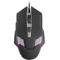 MOUSE MARS GAMING MM024 RGB FLOW 4000 DPI AJUSTABLE 6 BOTONES MECANICOS HUANO COLOR NEGRO