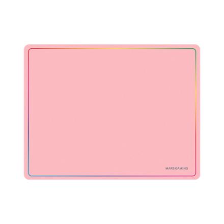 ALFOMBRILLA MARS GAMING MMP124 SUPERFICIE NANO-TEXTIL DISEÑO RAINBOW 360x260mm COLOR ROSA