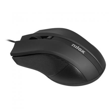 Nilox ratón mousb1002 1600 dpi usb