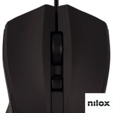 Nilox ratón mousb1002 1600 dpi usb