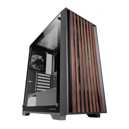 CAJA ATX SEMITORRE MARS GAMING MCWOODC FRONTAL MADERA CRISTAL TEMPLADO 2x3.5 3x2.5 GPU 365mm