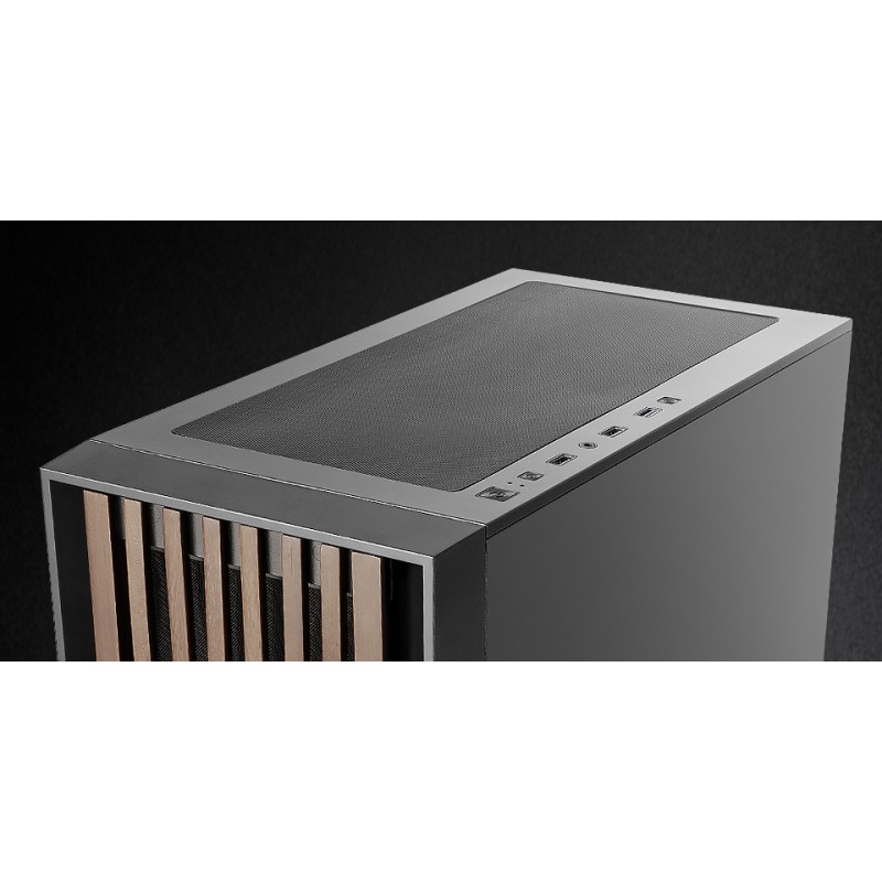 CAJA ATX SEMITORRE MARS GAMING MCWOODC FRONTAL MADERA CRISTAL TEMPLADO 2x3.5 3x2.5 GPU 365mm