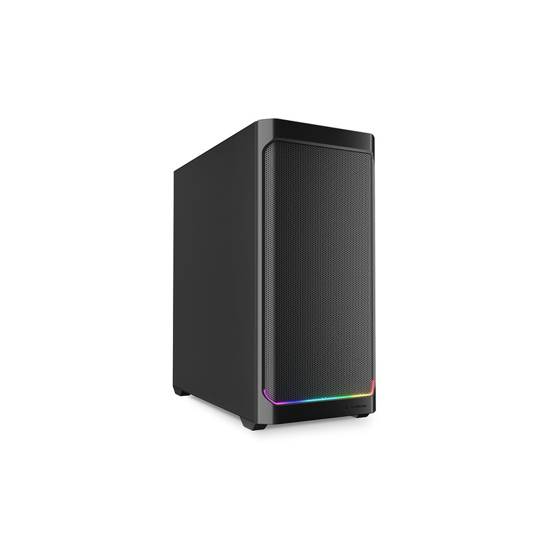 CAJA GAMING SHARKOON AK4 RGB Strip NEGRO 2XVENT 120MM 3XUSB SN FUENTE