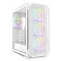 CAJA GAMING SHARKOO NAK5M RGB ATX BLANCO 4XVENT 120MM 3XUSB SN FUENTE