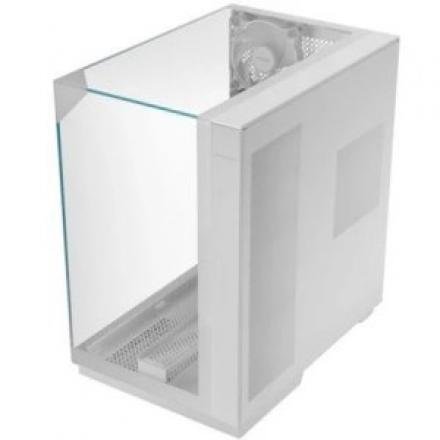 CAJA ATX SEMITORRE GAMING MARS GAMING MC3GF TRIPLE CRISTAL TEMPLADO ARGB GPU 383mm 1x3.5 3x2.5 BLANC